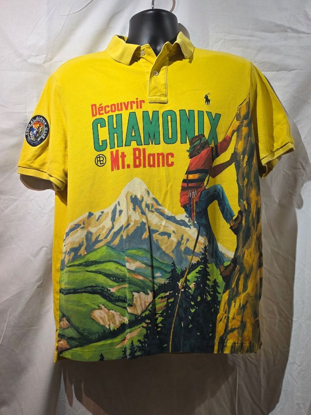 Polo Ralph Lauren "Chamonix Mt. Blanc" Alpine Club – SIZE Large